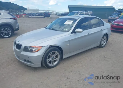 2008 BMW 328I z USA, uszkodzony, nr VIN WBAVA33568KX86654